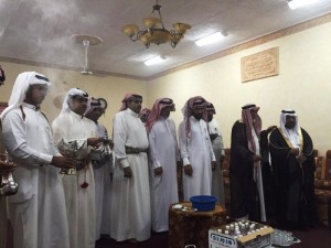 بدر بن فيصل البكري يحتفل بعقد قرانه‎