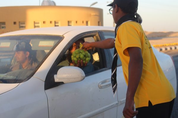 توزيع العبري في مداخل وادي الدواسر بالمجان