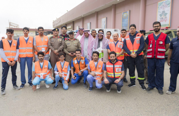 ” هلال الباحة ” يشارك بفعاليات اليوم العالمي للدفاع المدني