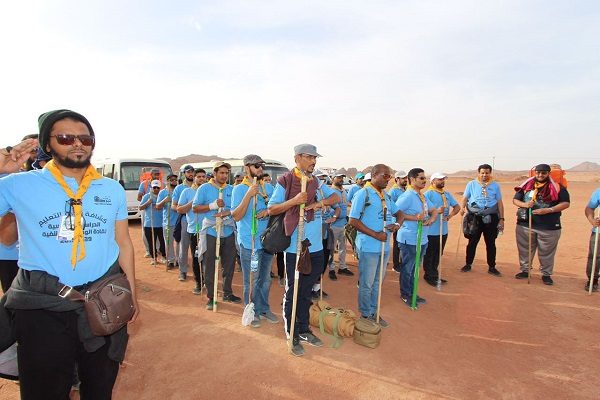 رحلة خلوية للمشاركين في الدراسة التأسيسية في تبوك