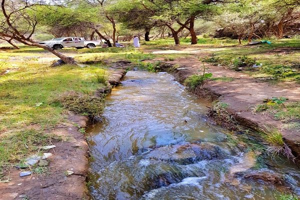 وادي ضرك بالمندق وجهة سياحية لعشاق الرحلات البرية