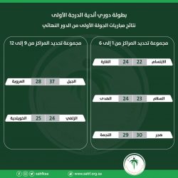 ممتاز كرة اليد فوز النور والخليج والصفا في مجموعة تحديد المراكز من الأول حتى السادس