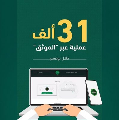 وزارة العدل: خدمة الموثق تنجز “31” ألف عملية توثيقية خلال نوفمبر