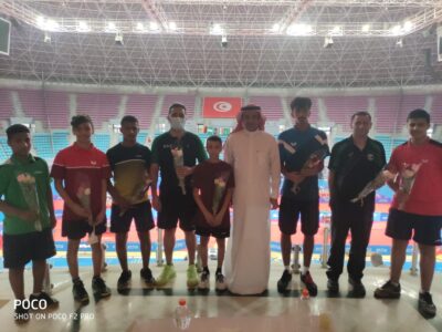 السفير السعودي في تونس يزور بعثة منتخب كرة الطاولة