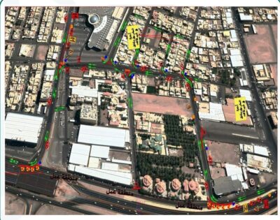 تحويل حركة السير لتنفيذ تقاطع الملك فيصل على الطريق الدائري بحائل