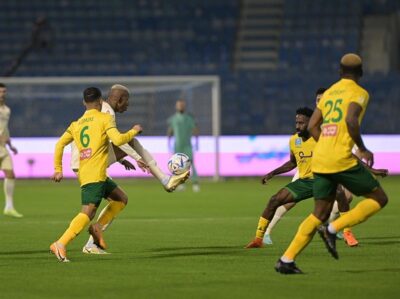 ليلة الاحتفال بـ”رونالدو”.. أبوبكر يقود النصر للفوز على الخليج في دوري روشن