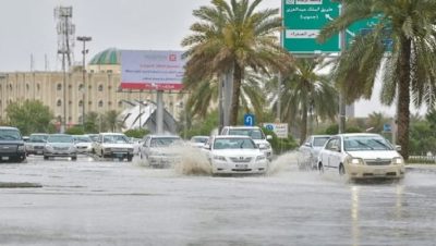 طقس الأحد.. أمطار رعدية وسيول في 9 مناطق