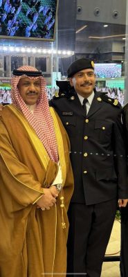 وكيل محافظة الرس يتلقى التهاني بتخرج ابنه الملازم مهندس  “خالد ”