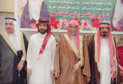 الشيخ سليم بن شويلع يحتفل بزواج أبنائه “عبدالهادي وعبدالله “