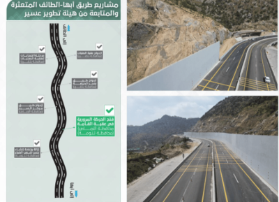 أمير عسير يوجه بفتح الحركة المرورية بطريق عقبة القامة