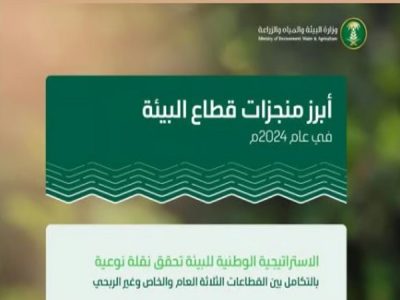 وزارة البيئة: الاستراتيجية الوطنية حققت نقلة نوعية بمختلف القطاعات