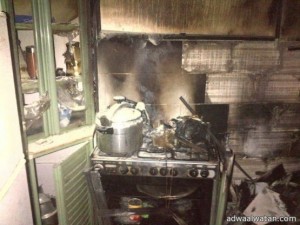 اندلاع حريق في منزل مواطن بمركز الشويمس جنوب حائل