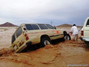 هطول أمطار غزيرة على طلوح والرقب والمغار والصفراء والشويمس جنوب حائل